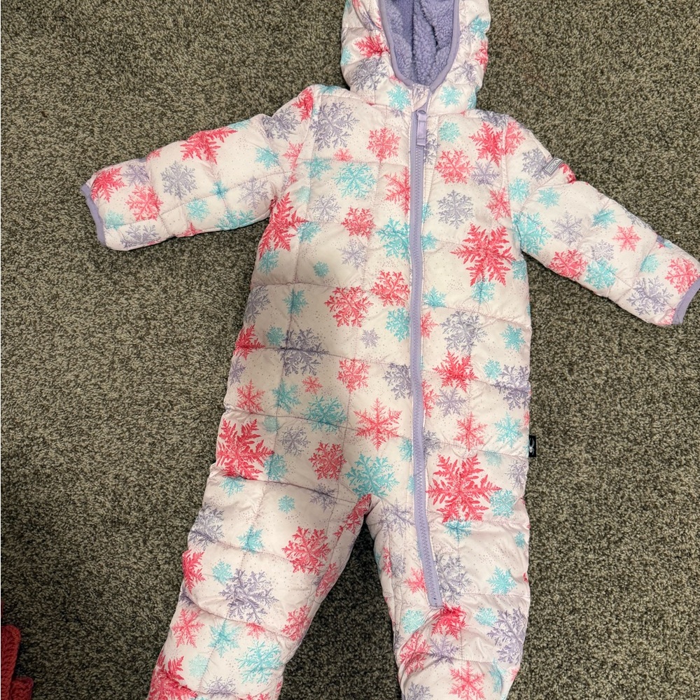 Spyder Multicolor Snowflake Baby Snowsuit